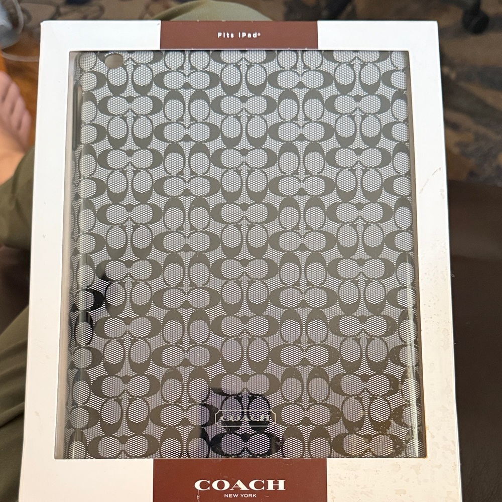 Coach Gray iPad Case